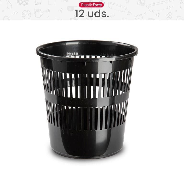 PATTUMIERA TONDO 27.5X27.5X28CM NERO