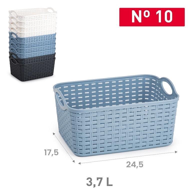 CESTA RATTAN N10 3.7L 17.5X24.5CM