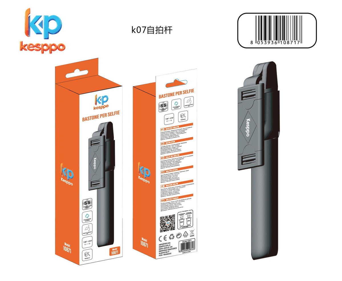 K07 bastone per selfie e treppiede per telefono