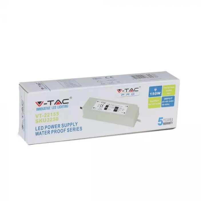 Alimentatore LED V-TAC 150 W 12 V IP67