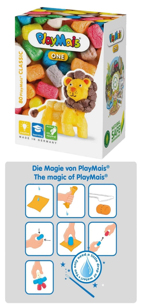 Kit creativo per bambini – PLAY MAIS 80 TASSELLI LEONE 160036