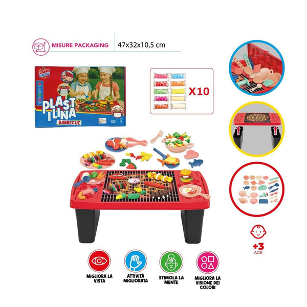 Kit creativo per bambini – GAME PARTY PLASTILINA BARBECUE HT522
