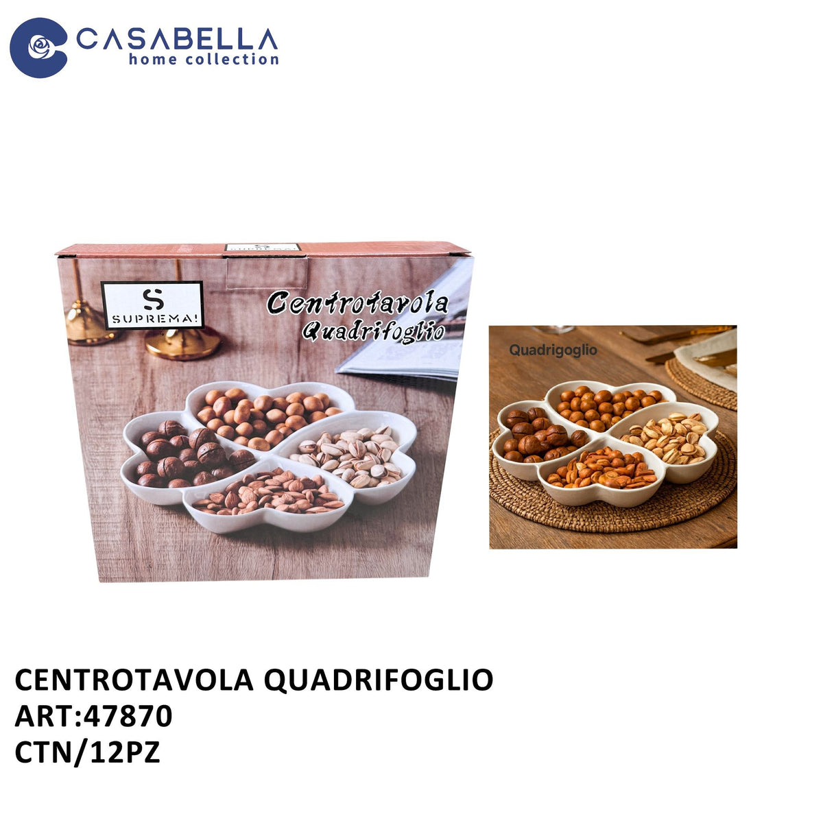 Centrotavola Quadrifoglio