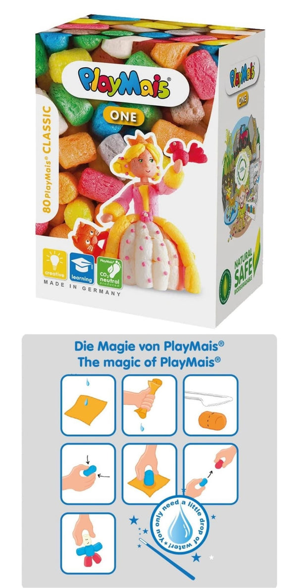 Kit creativo per bambini – PLAY MAIS 80 TASSELLI PRINCIPESSA 160035