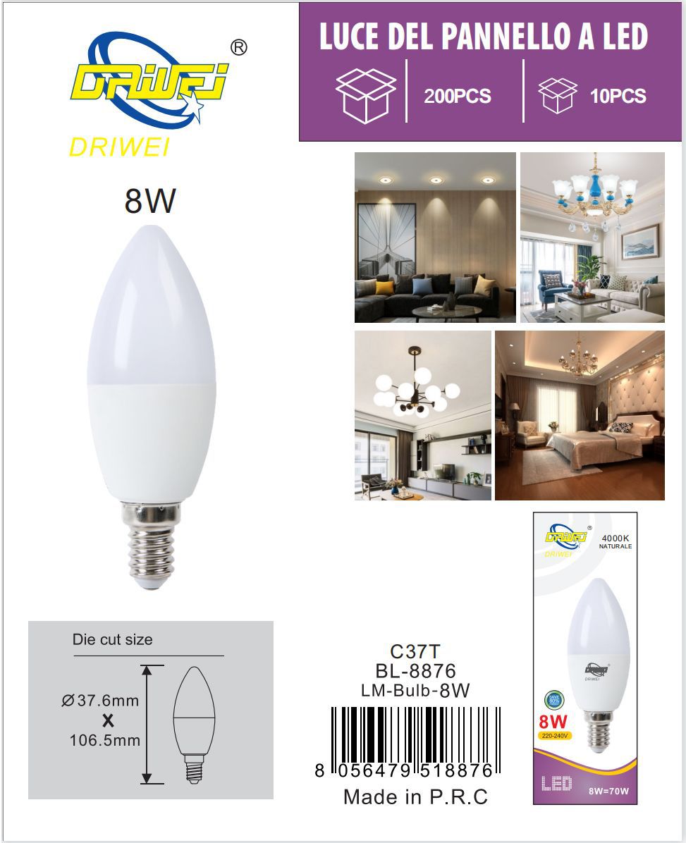 Lampadina LED — 8 W, 4000 K