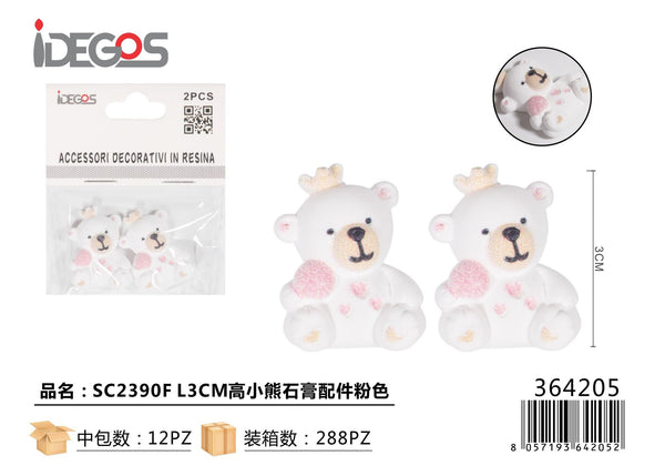 Decorazione Orsetto SC2390, 3 cm
