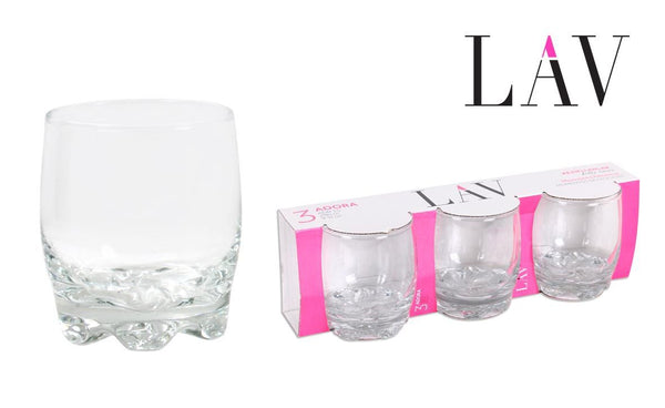 3 BICCHIERI ACQUA 290CC