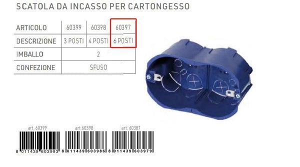 Scatole e accessori elettrici