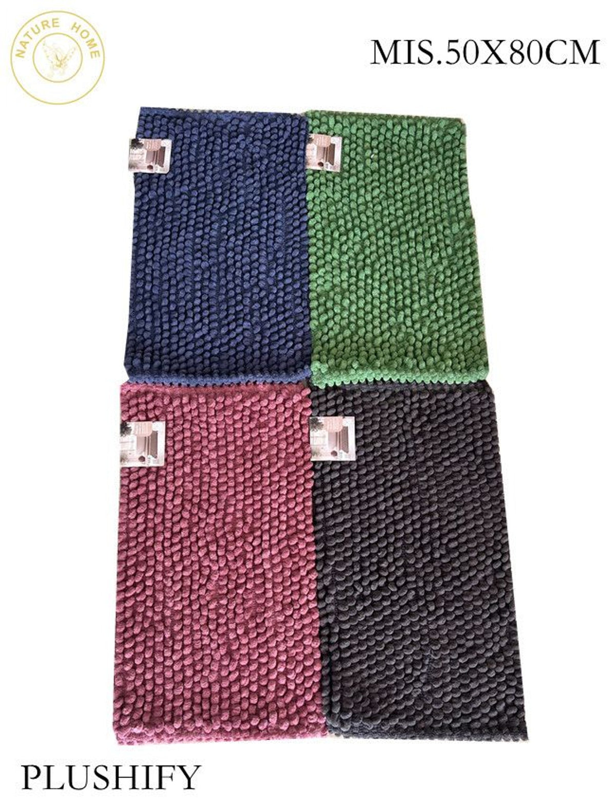 TAPPETO BAGNO PLUSHIFY 50X80CM