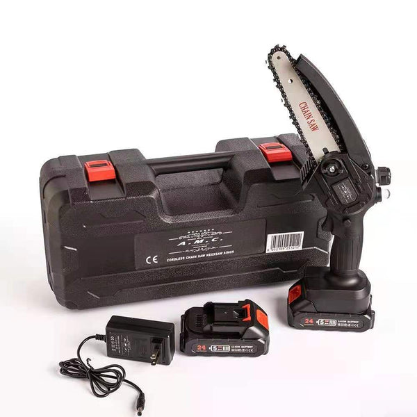 Motosega con due batterie – 8 pollici