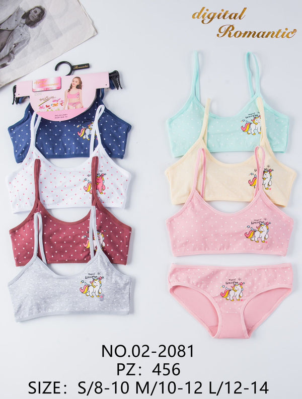 Completo intimo bambina 02-2081
