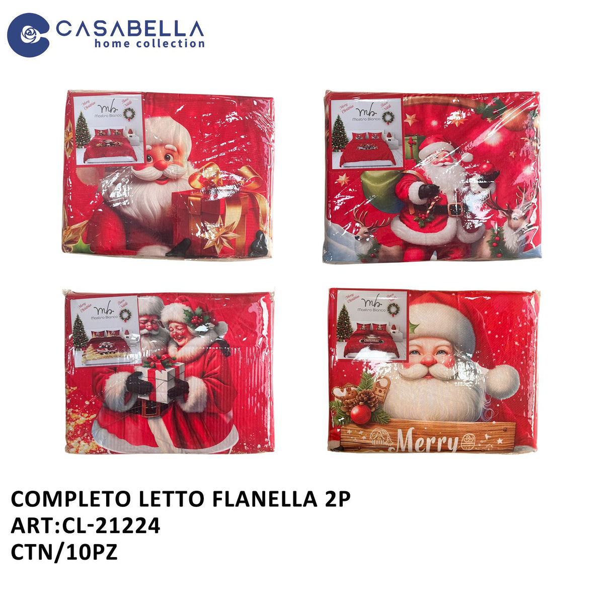 Completo Letto Flanella