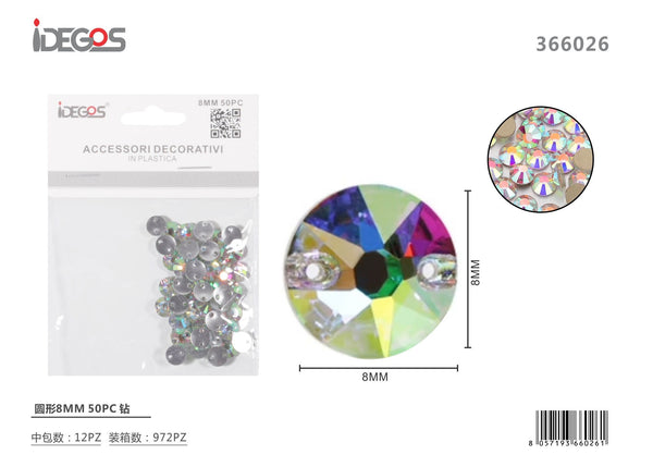 Strass decorativi tondi