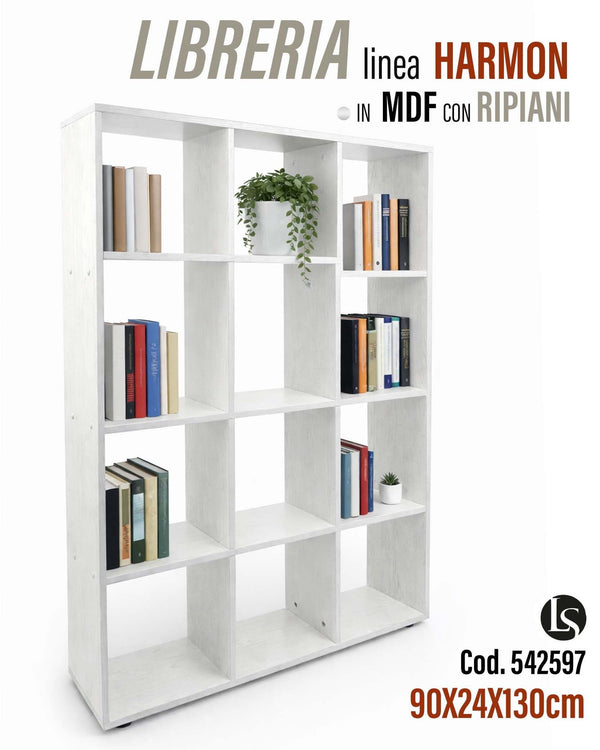 Libreria LS04-1, bianco