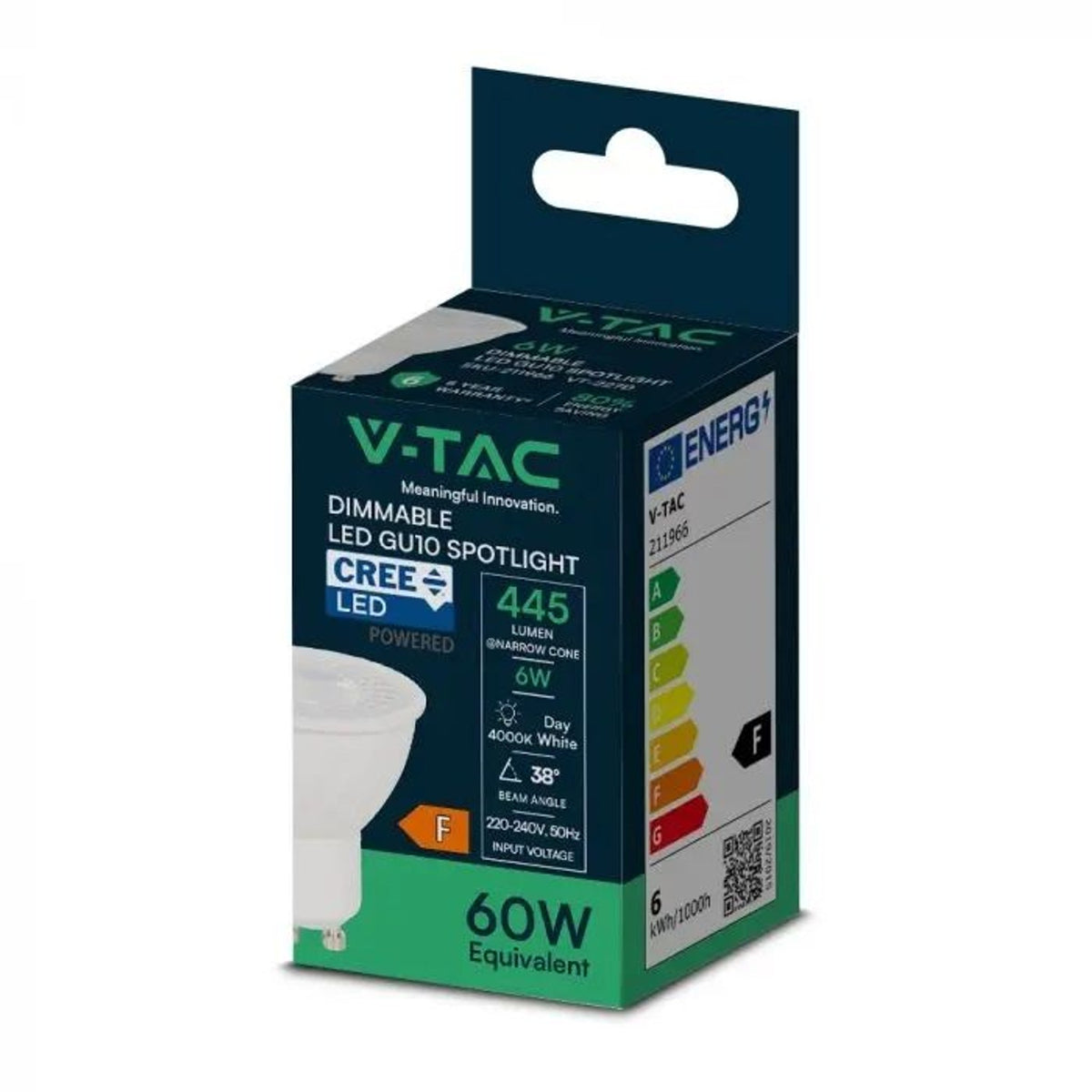 Lampadine GU10 Samsung e Cree V-TAC – 211976