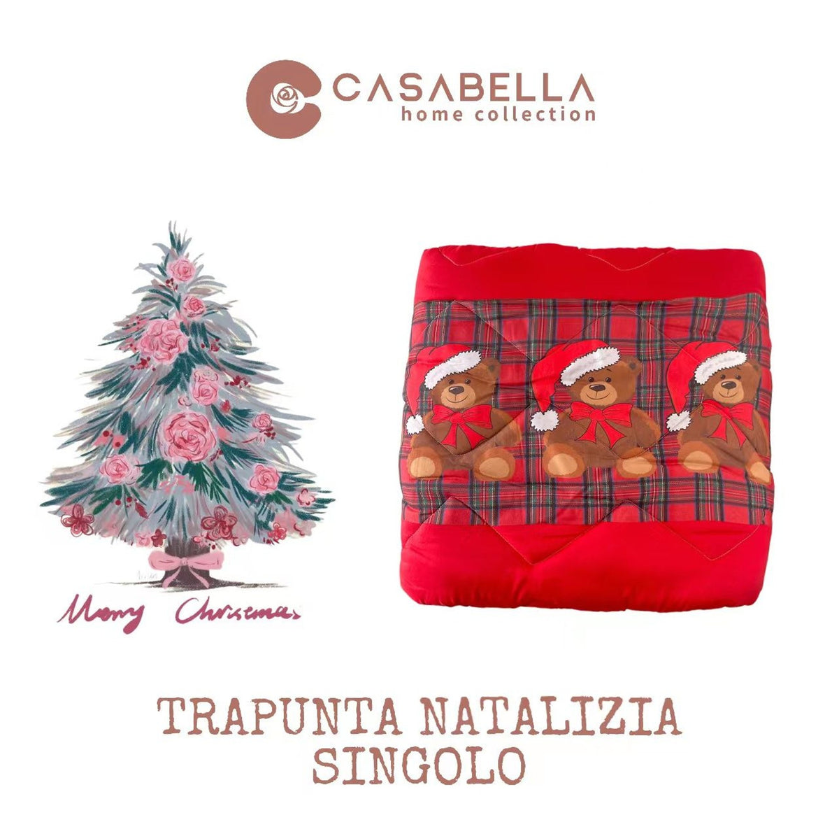 Trapunta Natalizia Singolo