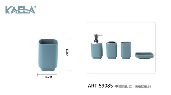 Bicchiere da bagno, azzurro
