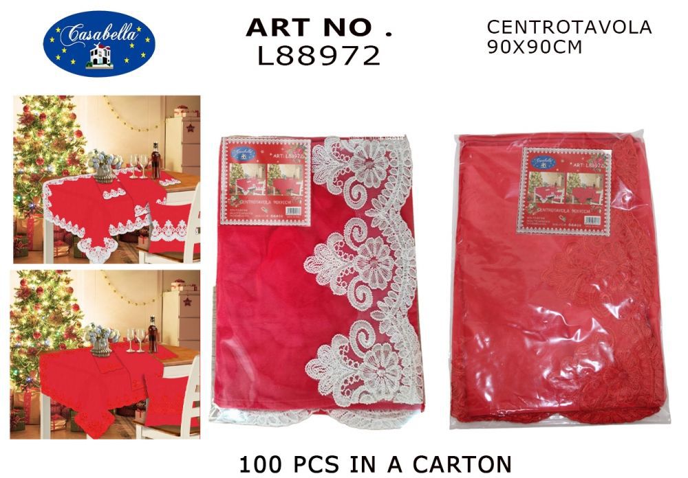 Centrotavola 90X90 Natalizia