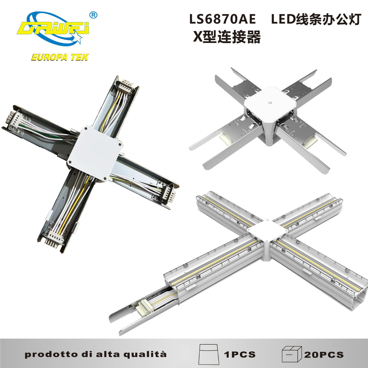 Connettore per illuminazione