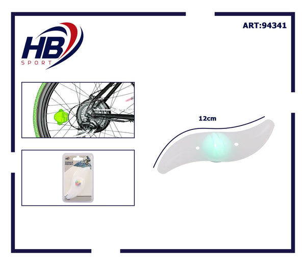 Luce per raggi di bicicletta 12 cm
