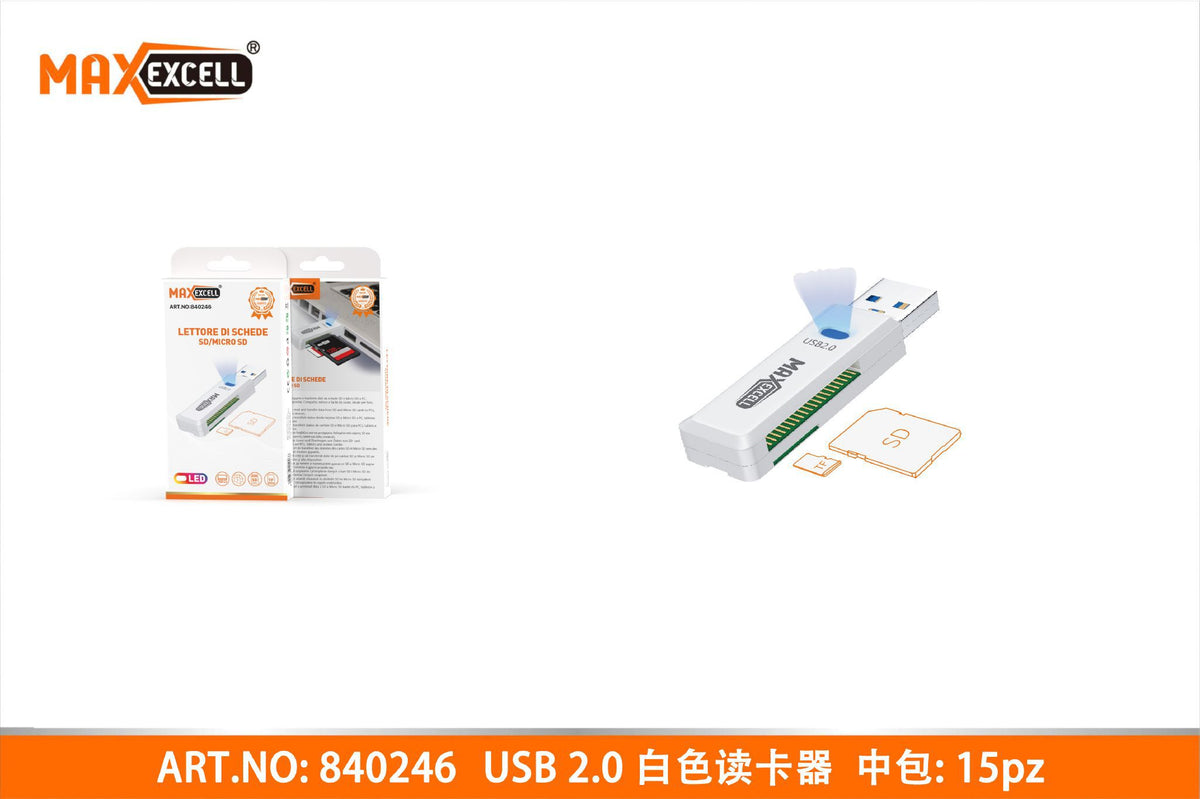 Lettore Schede SD/MICRO SD USB 2.0