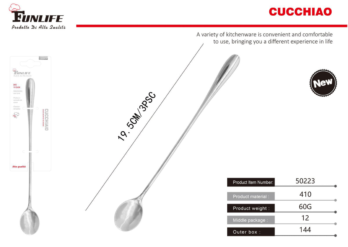 Cucchiaio, confezione da 3 pezzi