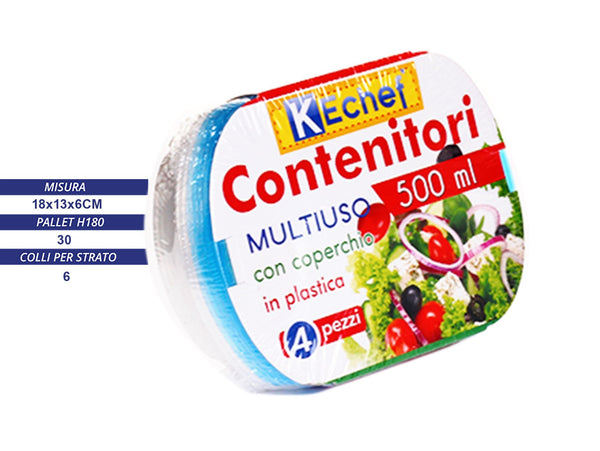 CONTENITORE 4PZ 500ML