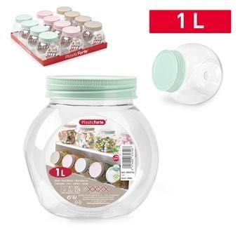 BARATTOLO CANDY 1L PLASTICA 9.5X13.5X13CM
