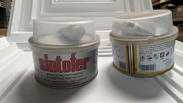 Sintofer stucco bicomponente poliestere per metalli
