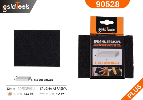 Spugna abrasiva, 12 mm, grana 60