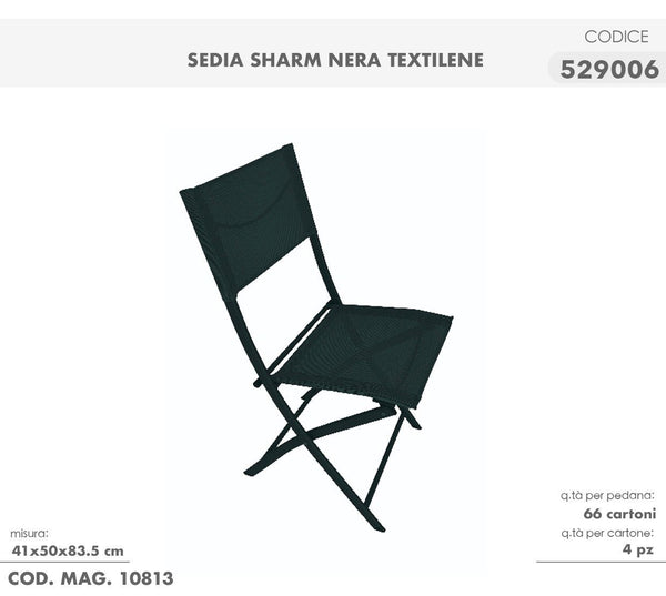 SEDIA FERRO SHARM NERA