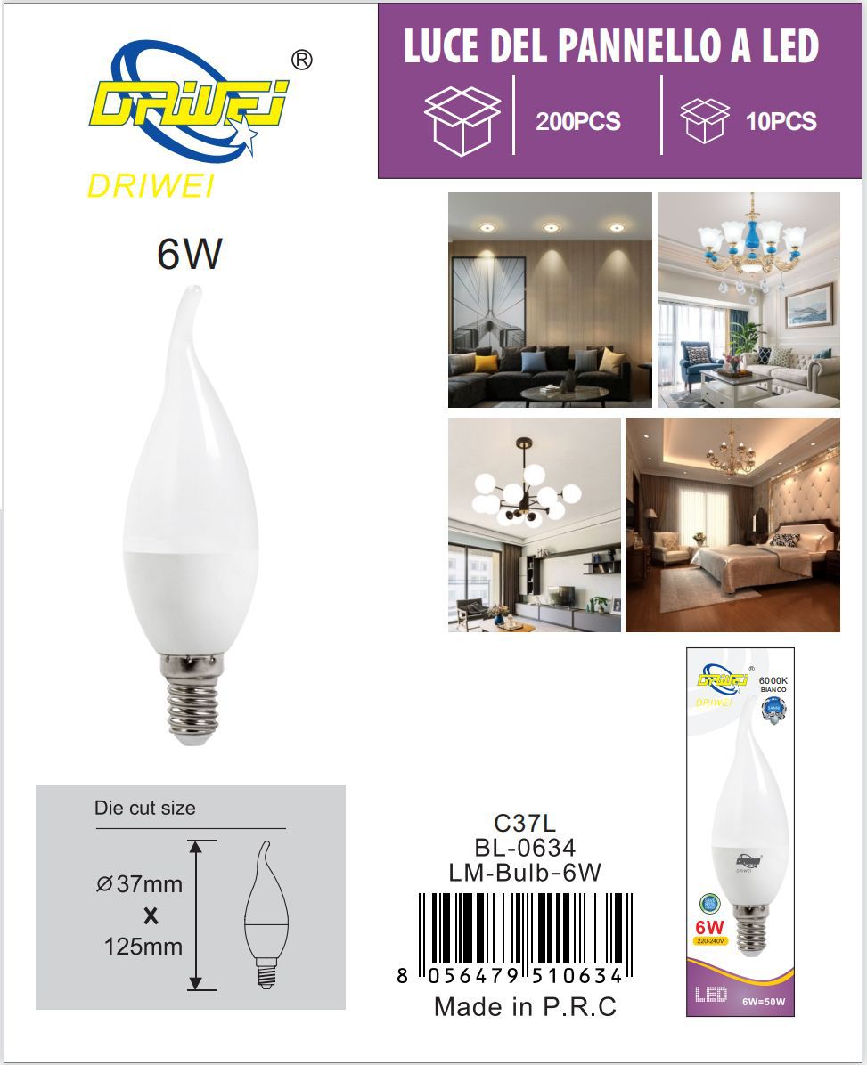 Lampadina LED — 6 W, E14