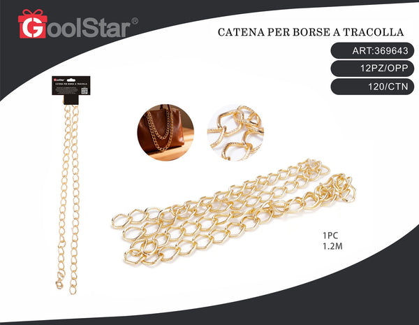 Catena GoolStar FY868 per borse, 1,2 m, 1 pezzo