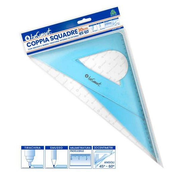 Strumento di geometria – COPPIA SQUADRE BE SMART 01390015