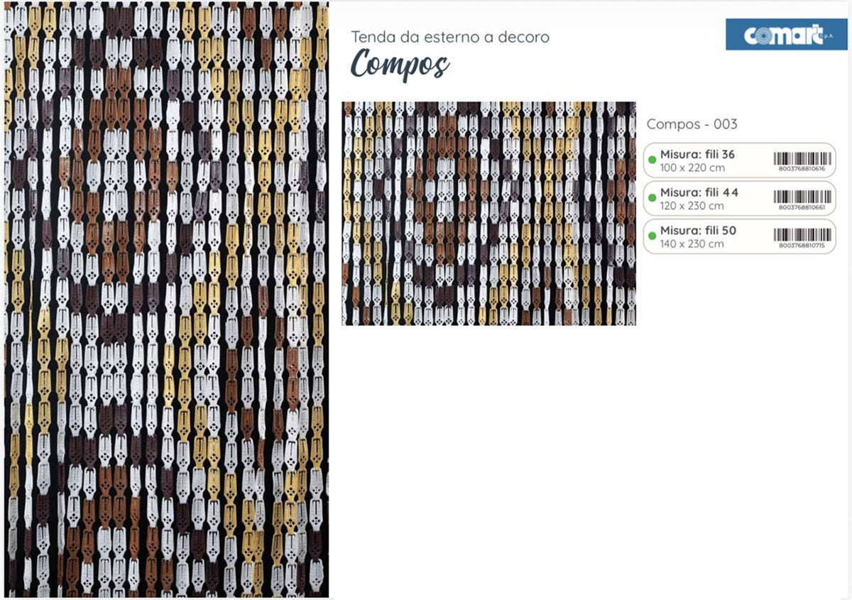 Tenda Compos 120X230/44 Rombo
