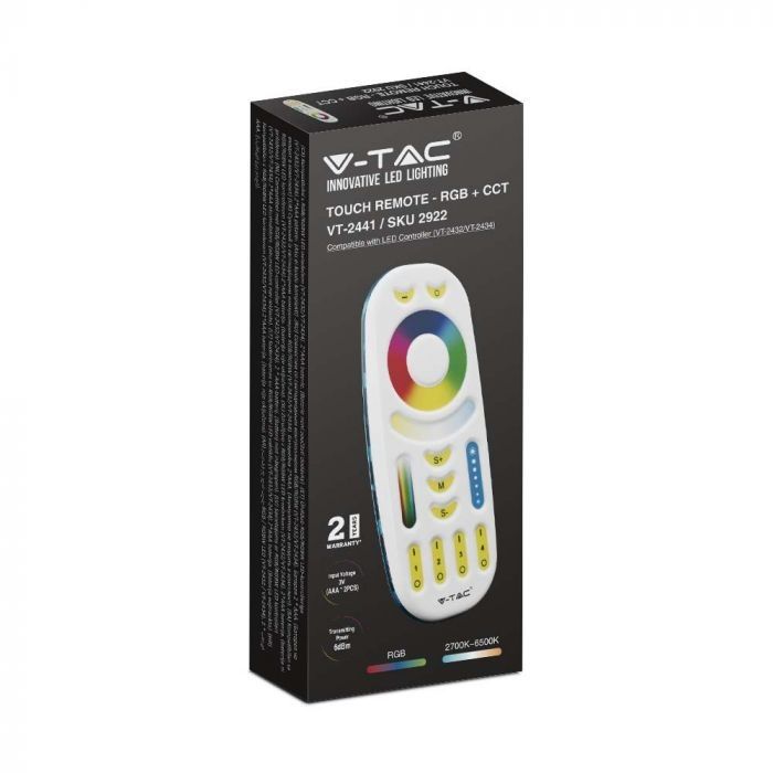 Telecomando tattile V-TAC RGB+CCT
