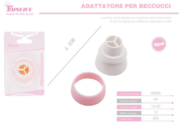 Adattatore per beccucci da pasticceria, modello C