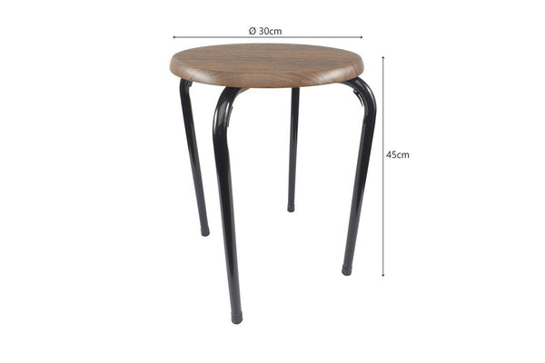 LA BOLATA SGABELLO METALLO D30X45CM