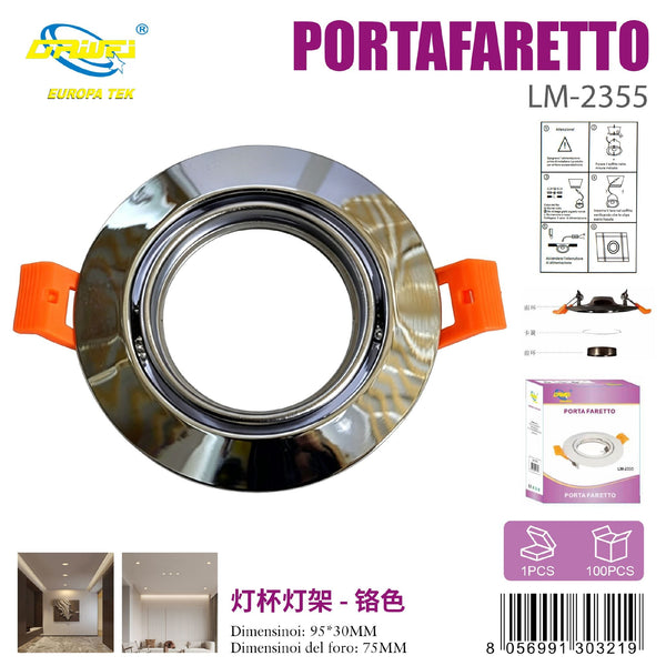 Ghiera per faretto