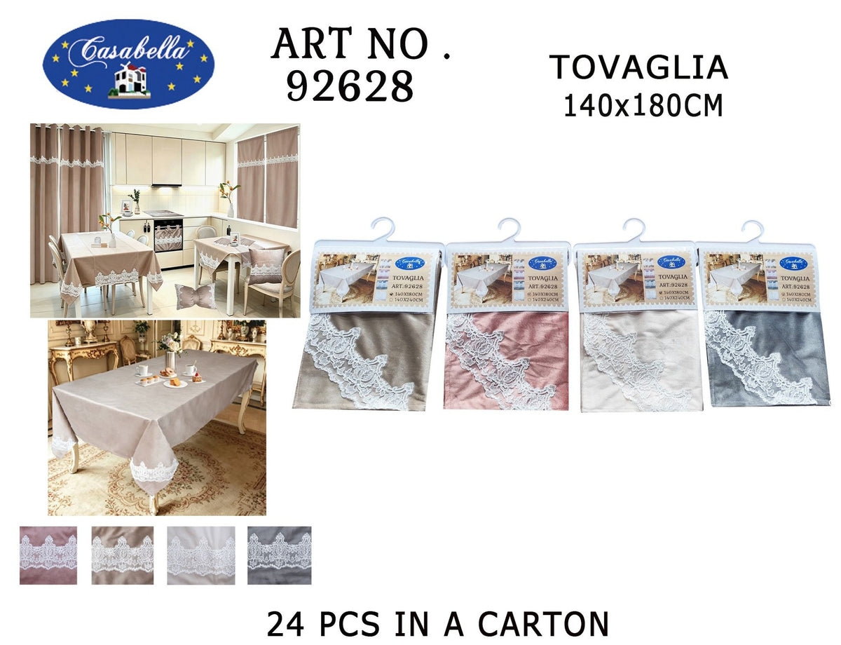 Tovaglia 92628 con bordo in pizzo