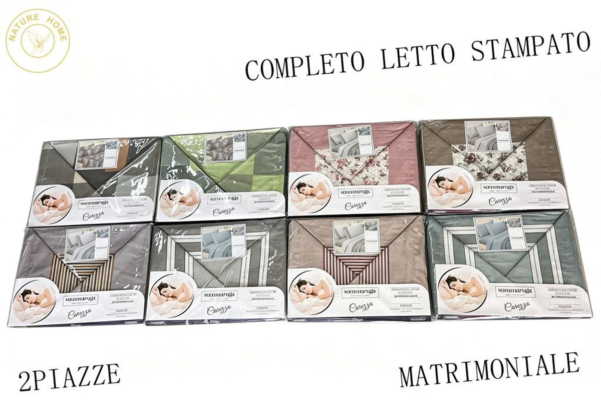 LENZUOLA SOMMARUGA CAREZZA 2POSTI