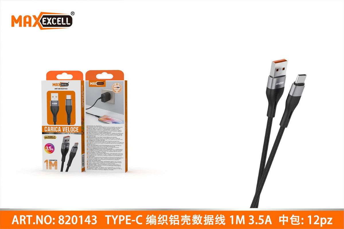 Cavo TYPE-C 1M 3.5A