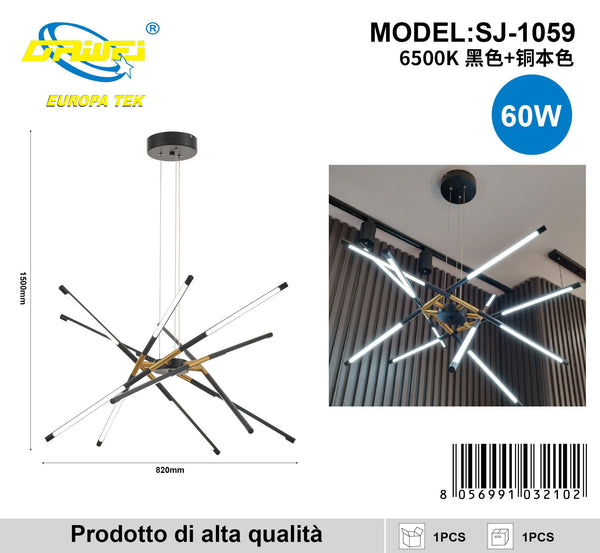 Lampada a sospensione — 60 W, 6500 K