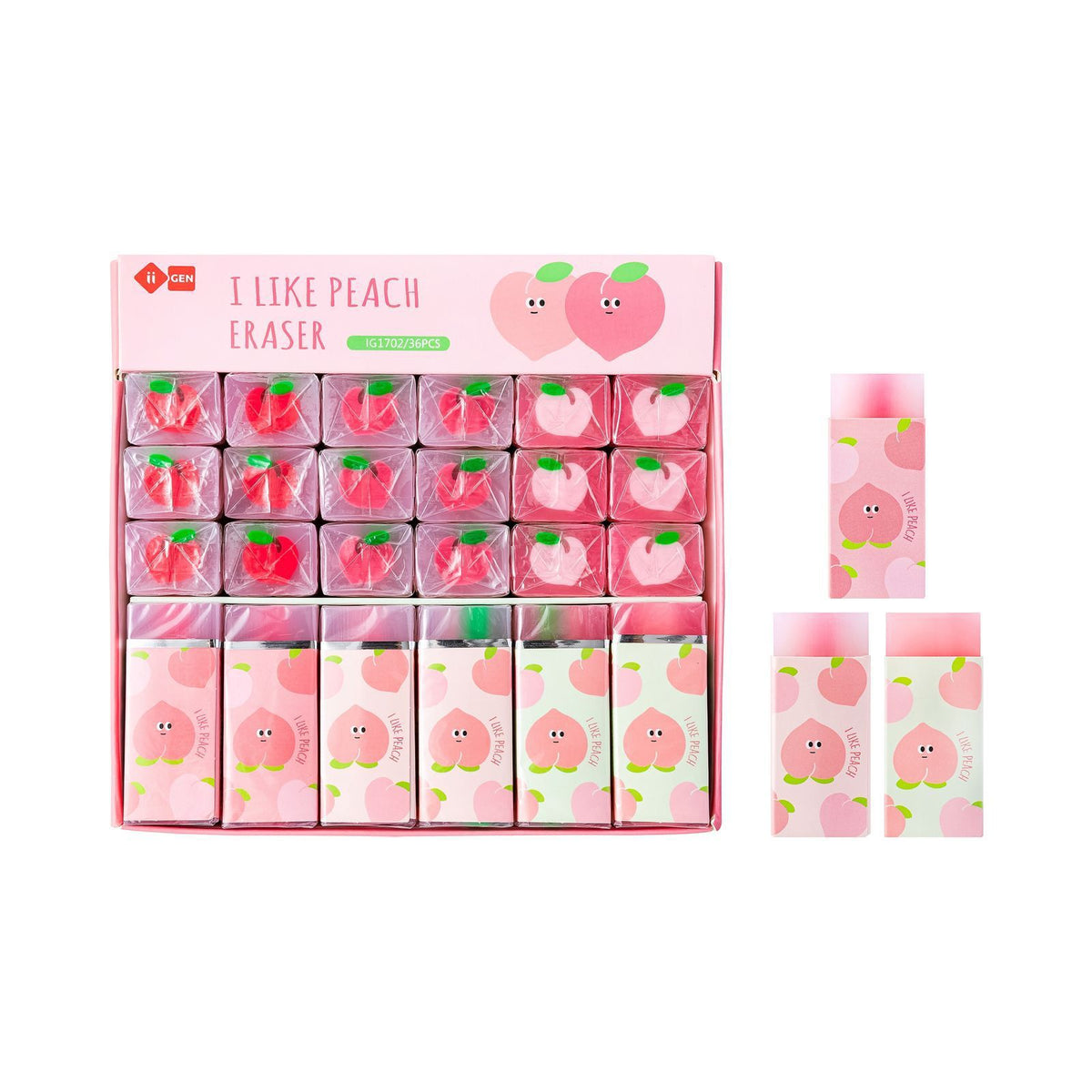 Gomma o temperamatite – PVC ERASER PEACH SINGOLO IG1702
