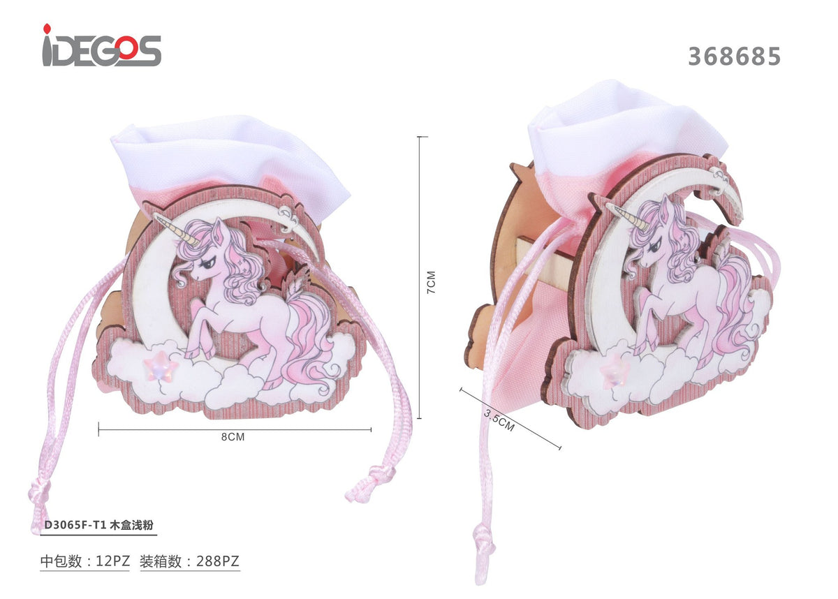Scatolina con unicorno rosa, D3065F-T1