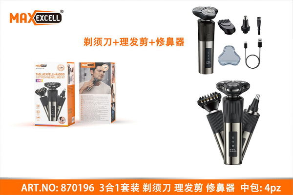 Rasoio Kit 3 in 1
