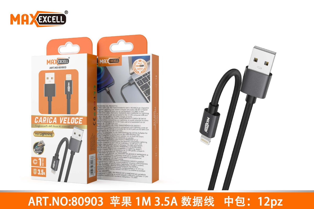 Cavo LIGHTNING 1M 2.4A