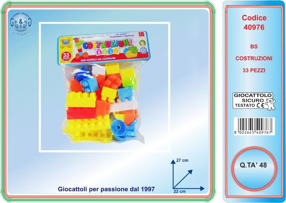 Costruzioni in busta, 33 pezzi LIP40976