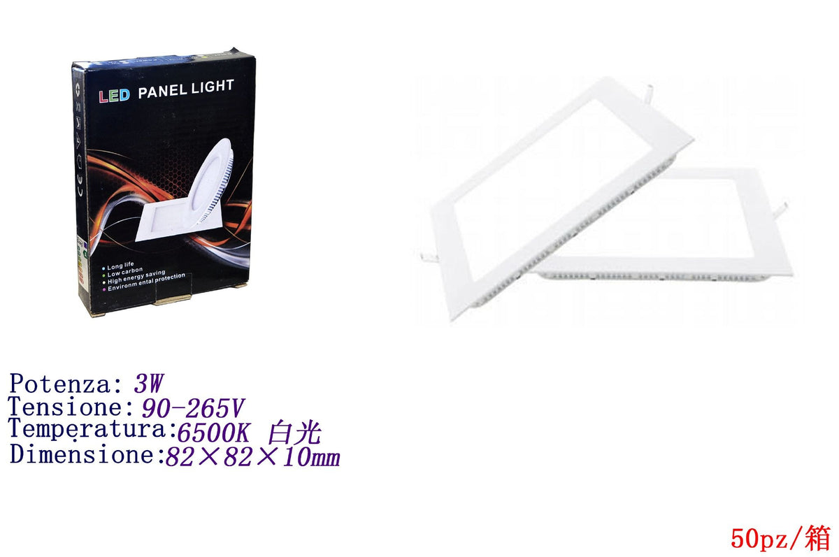 Pannello luminoso — 3 W