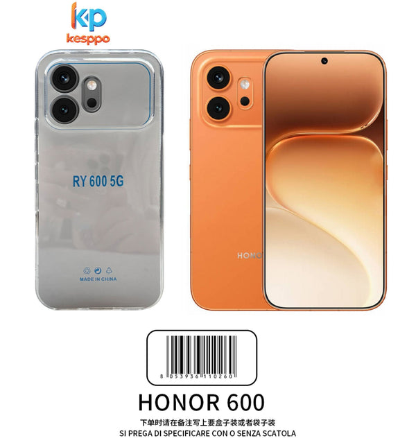 Custodia per Honor 600 – trasparente, in silicone